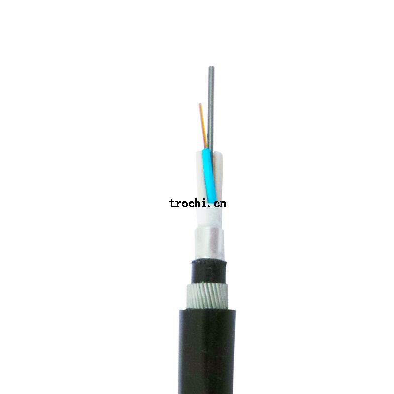 Galvanized steel armored fiber optic cable GYTA33