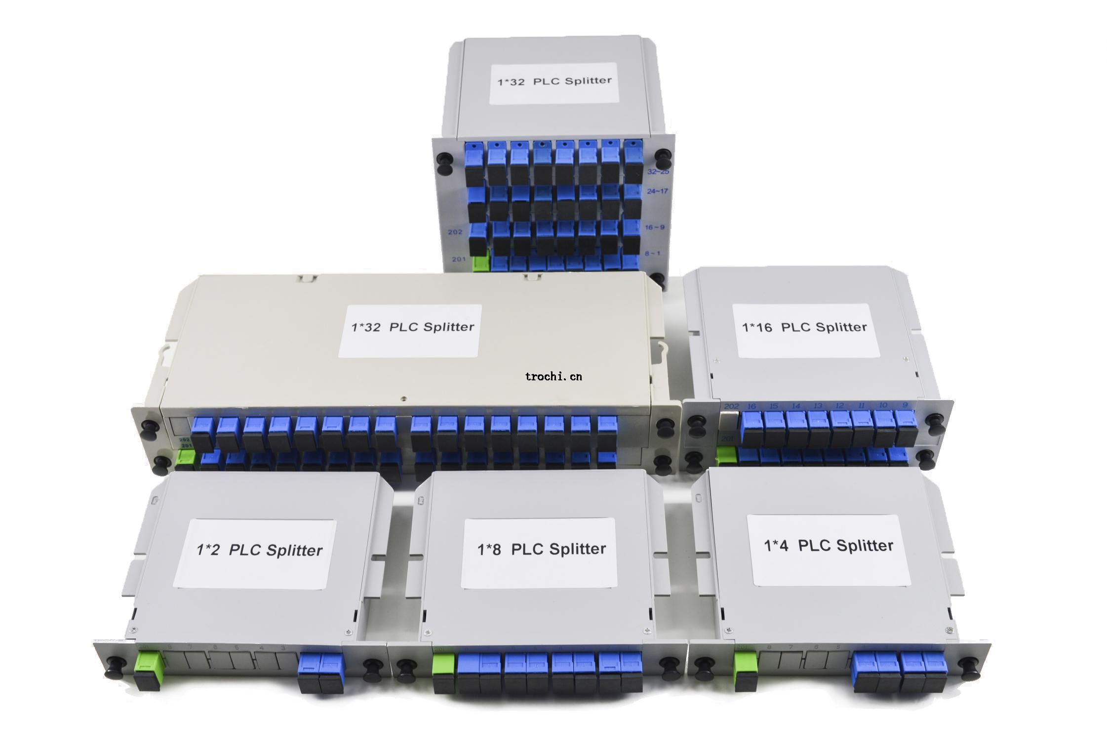 plug-in type optical PLC splitter