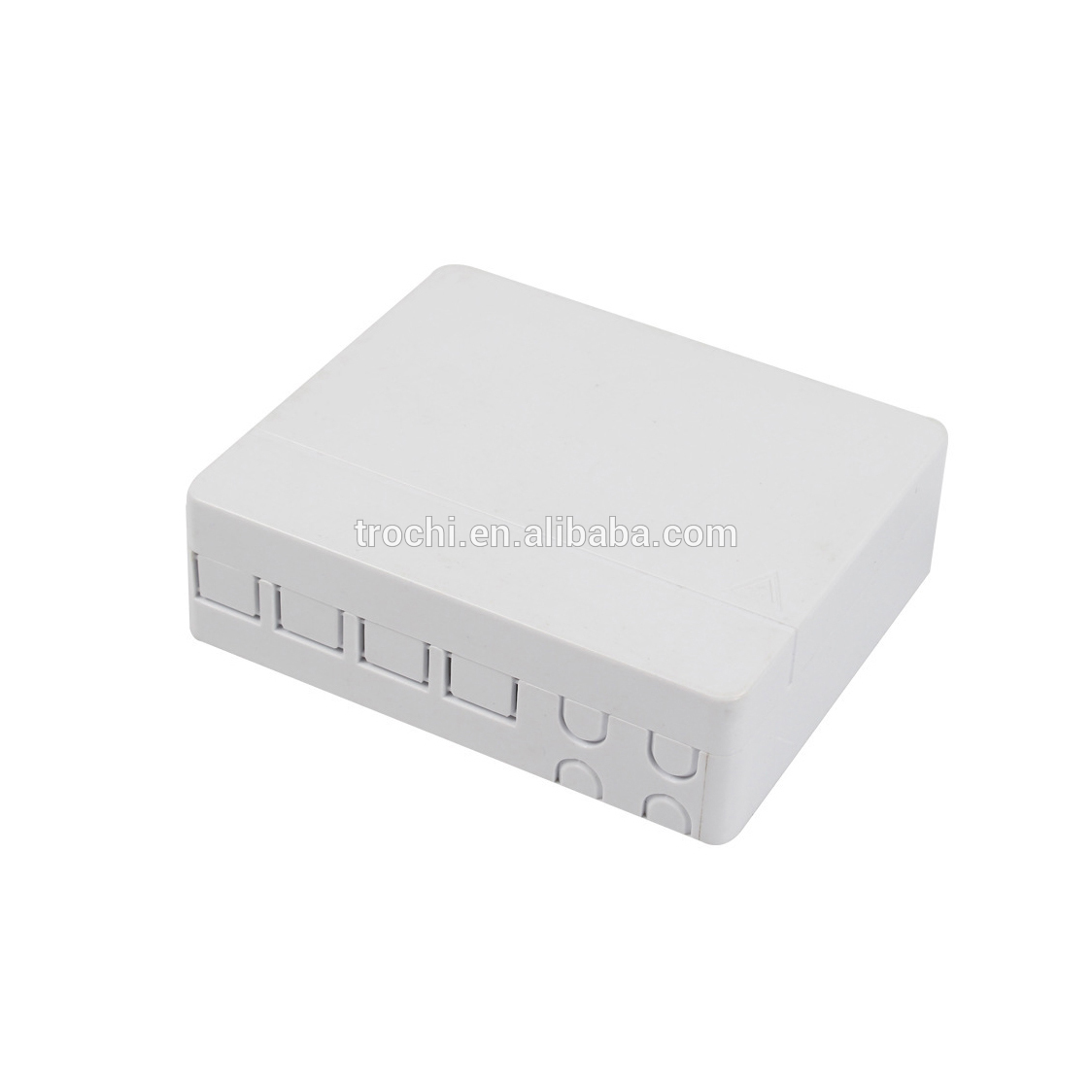 Indoor wall mouted 4 core fiber wall outlet optical socket FTTH desktop